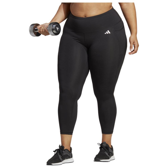 Adidas Γυναικείο κολάν Optime Stash Pocket 7/8 (Plus Size) Adidas Γυναικείο κολάν Optime Stash Pocket 7/8 (Plus Size)